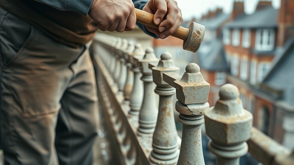 Balustrade Repair Bloomsbury