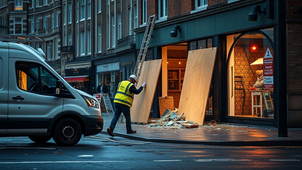 Boarding Up Service Bloomsbury