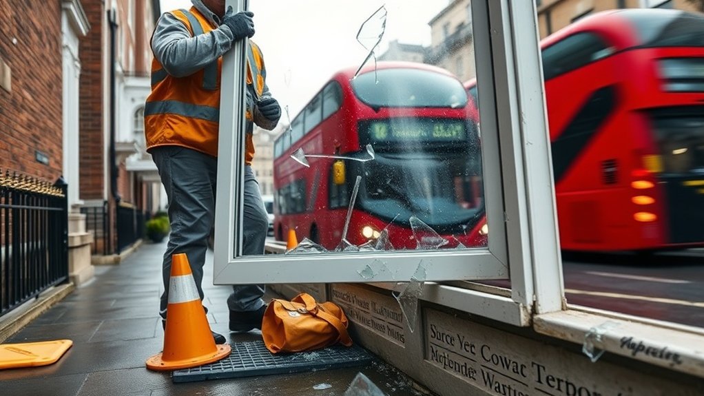 Broken Glass Replacement Bloomsbury