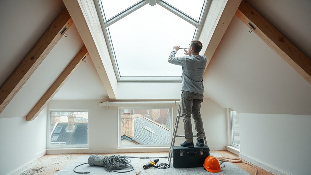 Electric Skylight Installation Bloomsbury