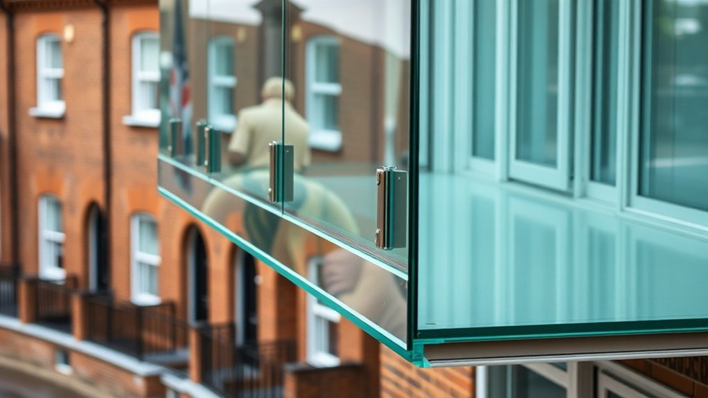 Glass Balcony Installation Bloomsbury