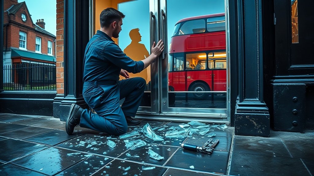 Glass Door Repair Bloomsbury
