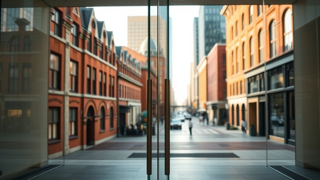 Glass Doors King's Cross