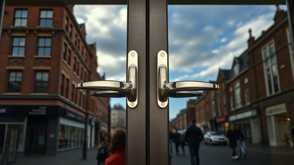 Glass Doors Tavistock Square