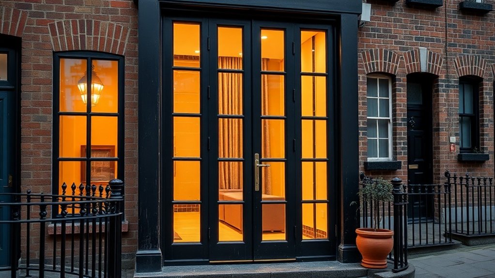 Glass Panel Doors Bloomsbury
