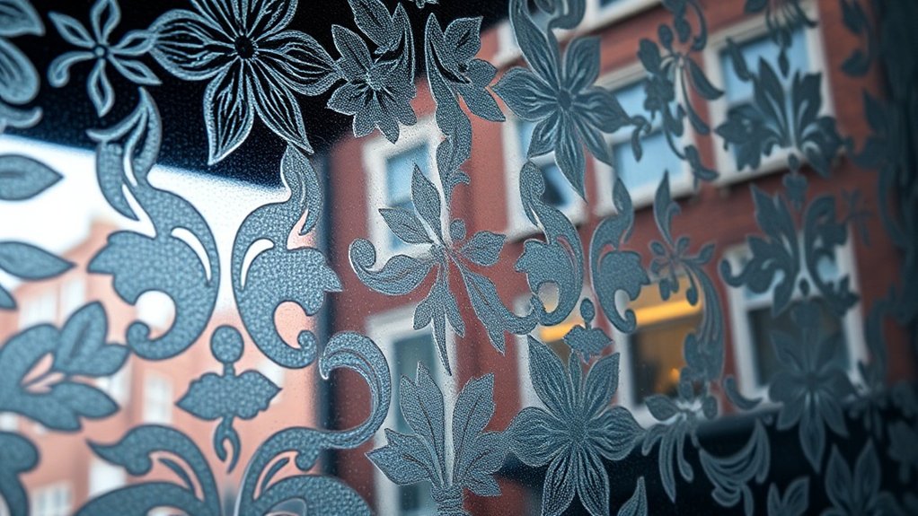 Patterned Decorative Glass Bloomsbury