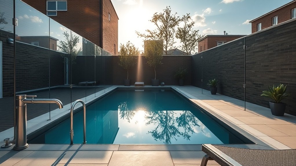 Pool Glass Fencing Bloomsbury