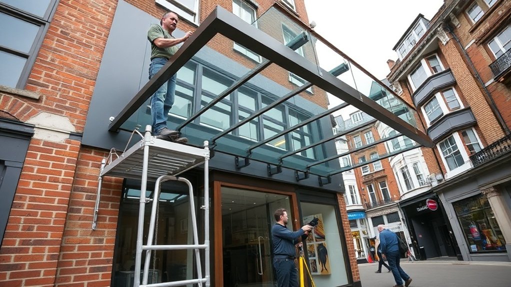 Shopfront Canopy Bloomsbury