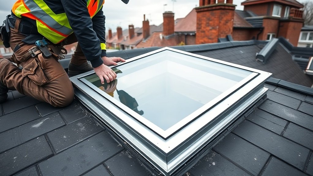 Skylight Installation Tavistock Square