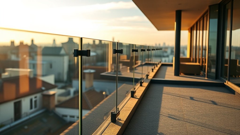 Terrace Glass Balustrades Bloomsbury