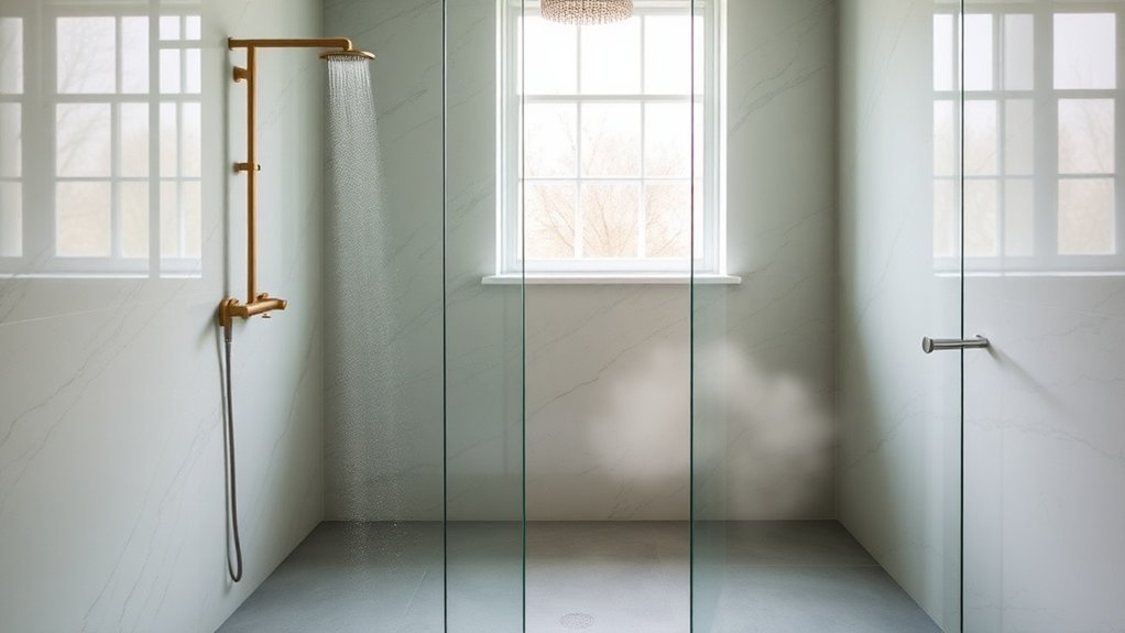 Wet Room Glass Panels Bloomsbury
