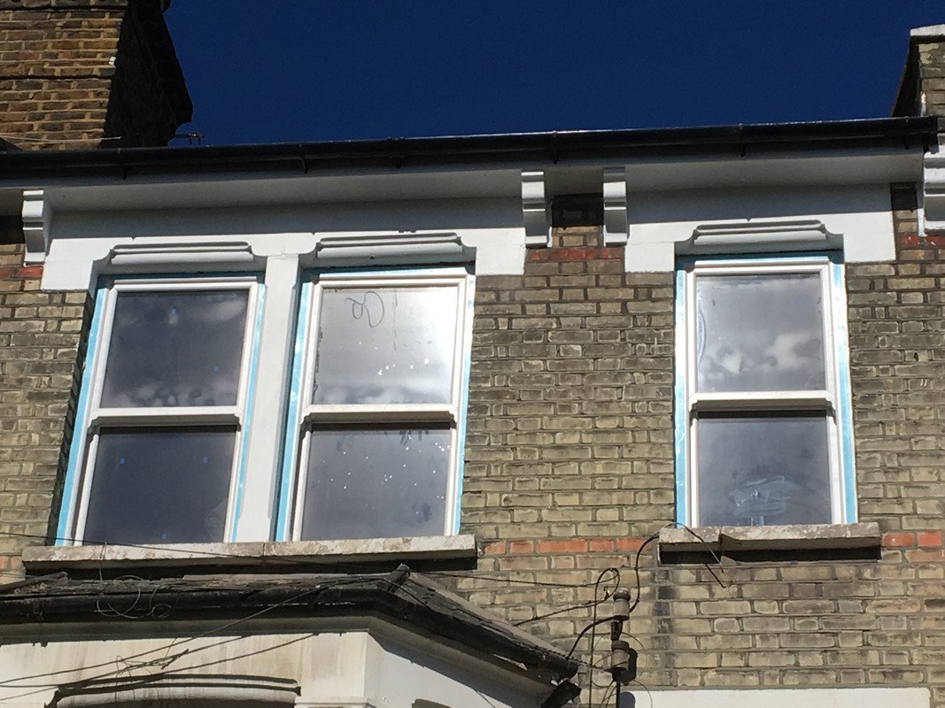 New uPVC sash windows fitted on Victorian terrace in Bloomsbury
